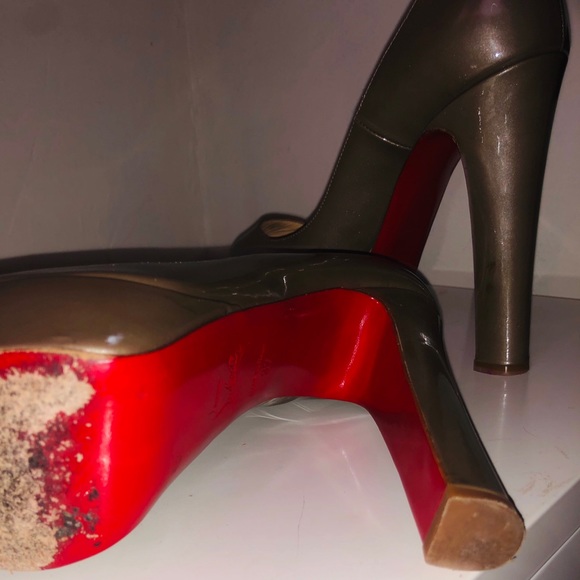 Peep toe Christian Louboutins - Picture 6 of 8